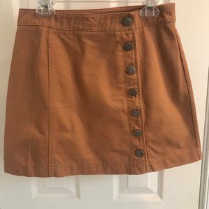 Forever 21 Tan Mini Skirt